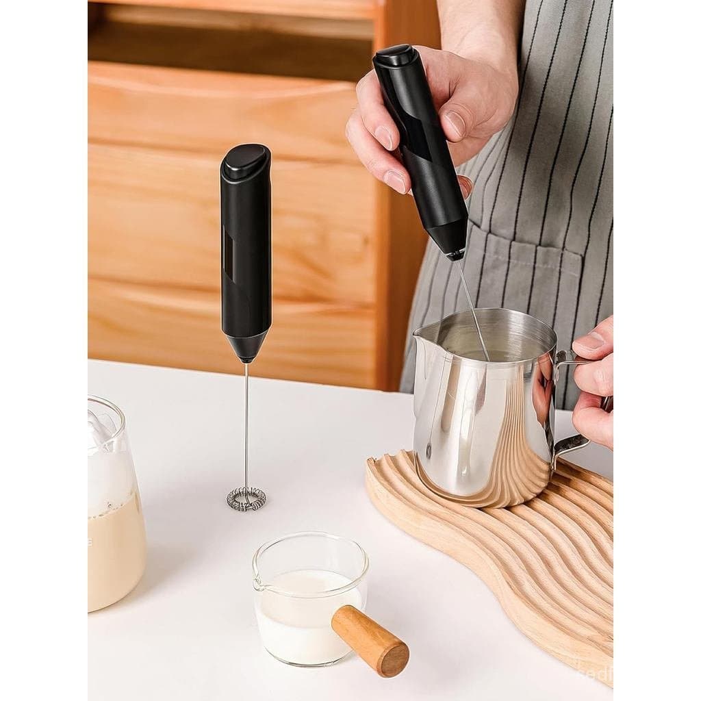 Espumador de Leite Elétrico Portátil e Mini Misturador de Bebidas, Cafeteira Portátil de 8,8 Polegadas, Misturador