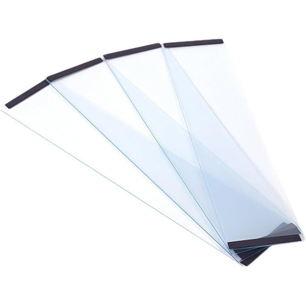 Protetor transparente de PVC para gaiola de pássaros, conjunto de 4 peças de protetores de sementes para gaiola, forro t