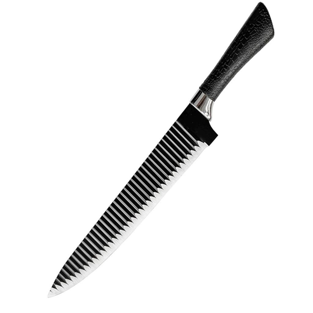 Faca Carne  Peixeira de Inox 10 com Cabo Plástico Tubarão