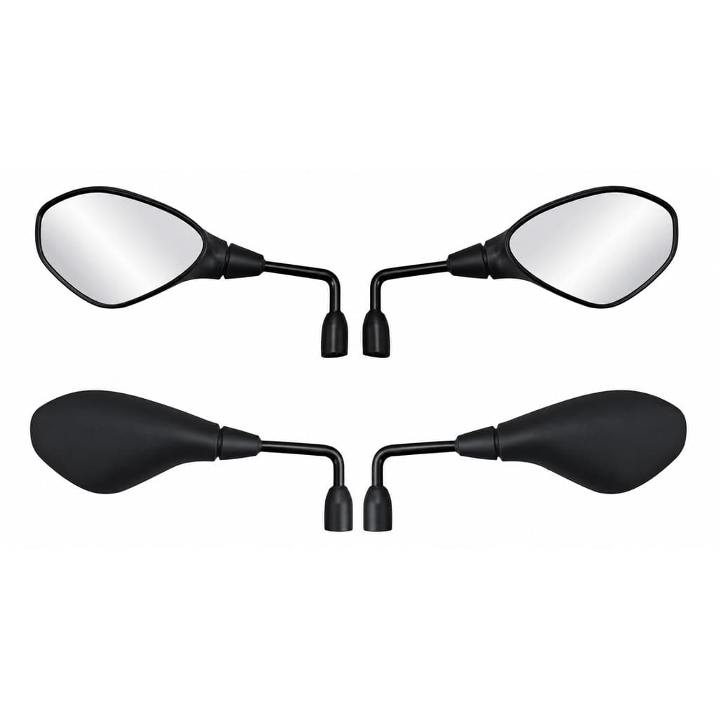Par de Espelho Retrovisor Esportivo Bmw F800 Rebaixada 90° Honda