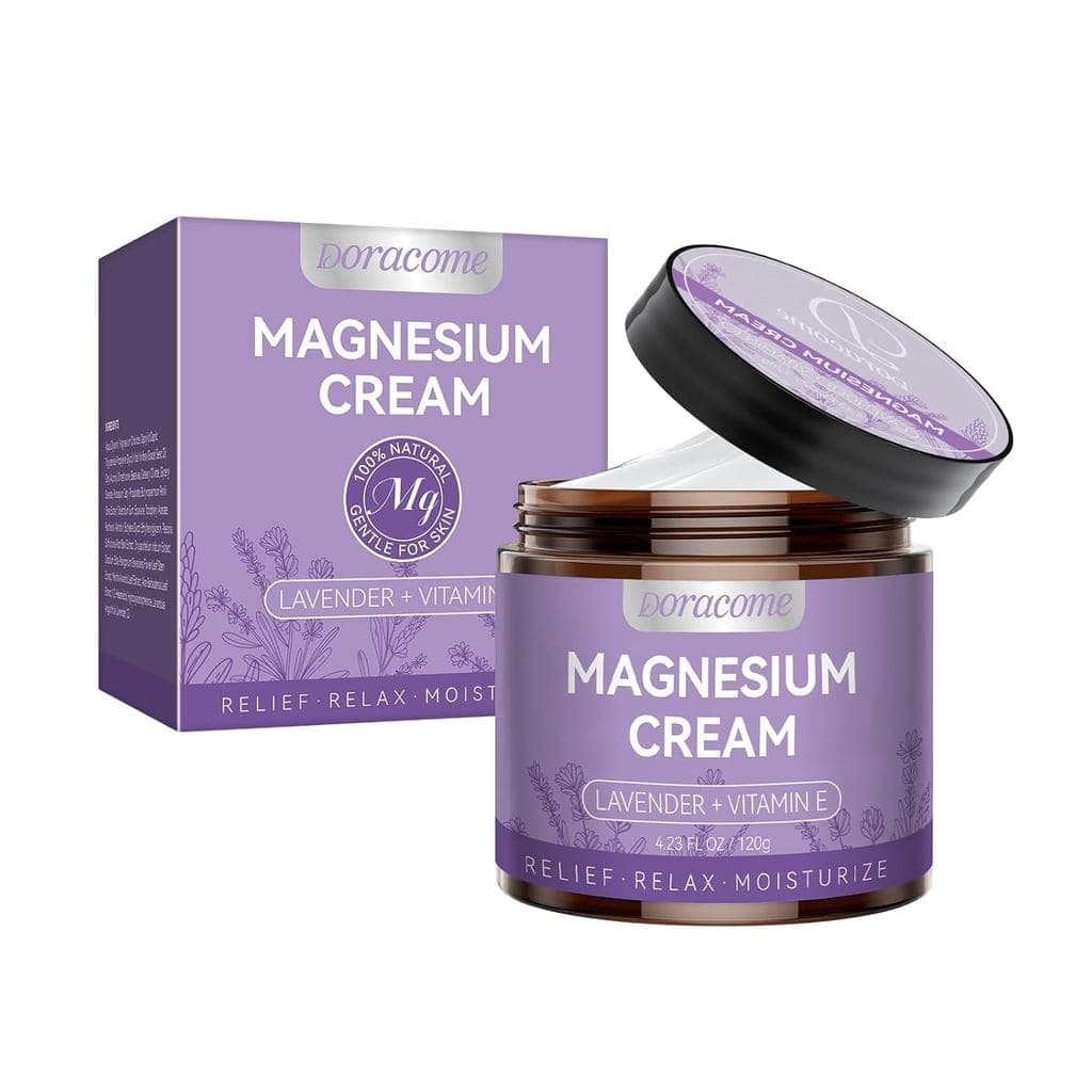 Creme Hidratante de Magnésio para Alívio Muscular, Suporte ao Sono e Alívio do Estresse, Fórmula de Rápida Absorção, Ami