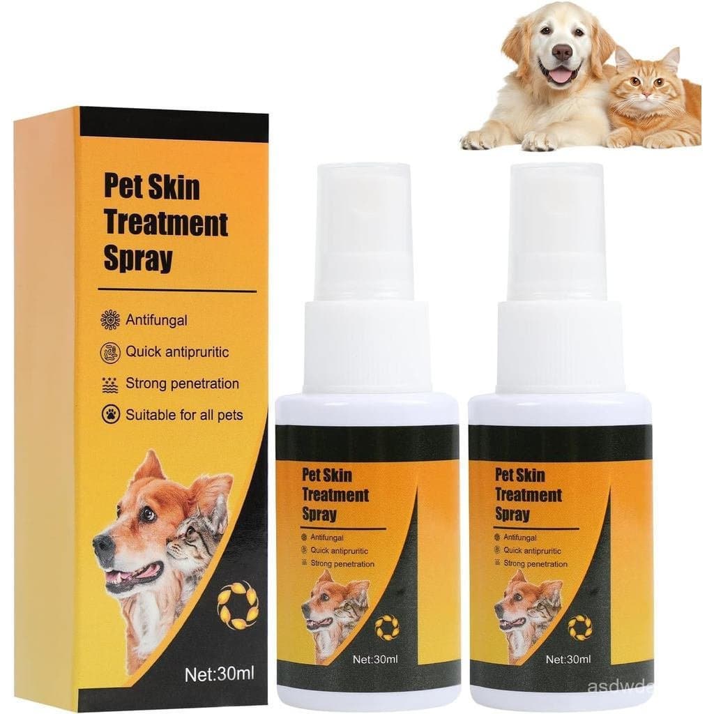 Sprays para Cães e Gatos, Spray de Cuidado, Spray Natural para Limpeza e Maciez, Spray de Tratamento para Todos os Anima