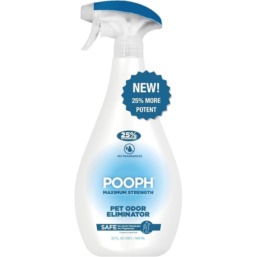 Eliminador de Odor para Animais de Estimação POOPH Plus de Máxima Potência, 32 oz, para Cães e Gatos — Removedor d