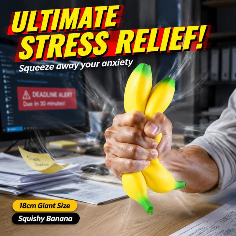 [Alívio de Estresse] Brinquedo Antiestresse Banana Slow Rising Simulação Realista/Decoração/Relaxamento