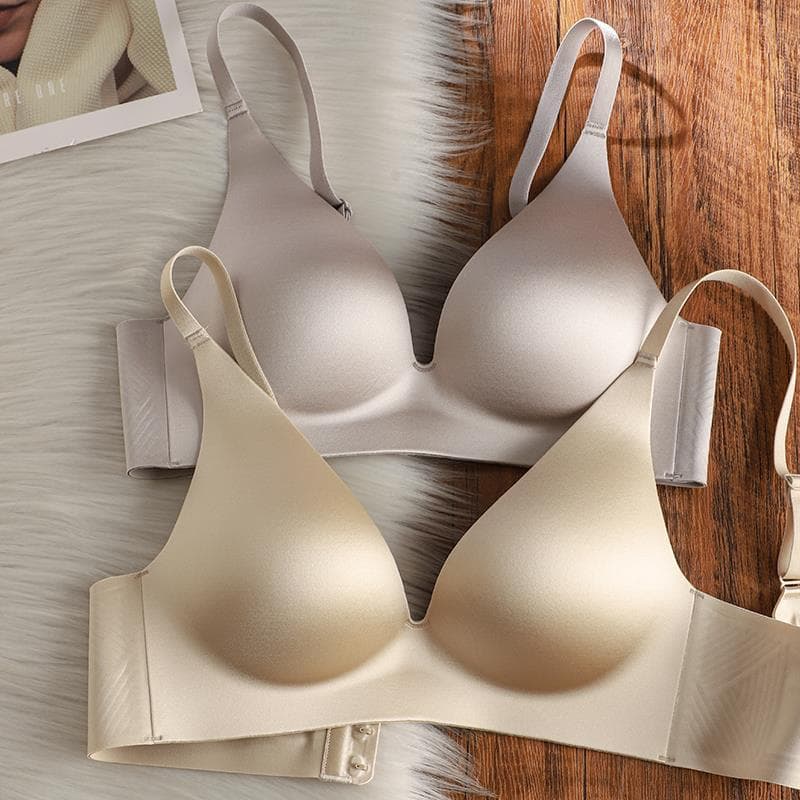 Moldura De Sutiã anti-Flacidez Fina Sem Costura Com Acabamento Acetinado (0.8 Cm) S-XL