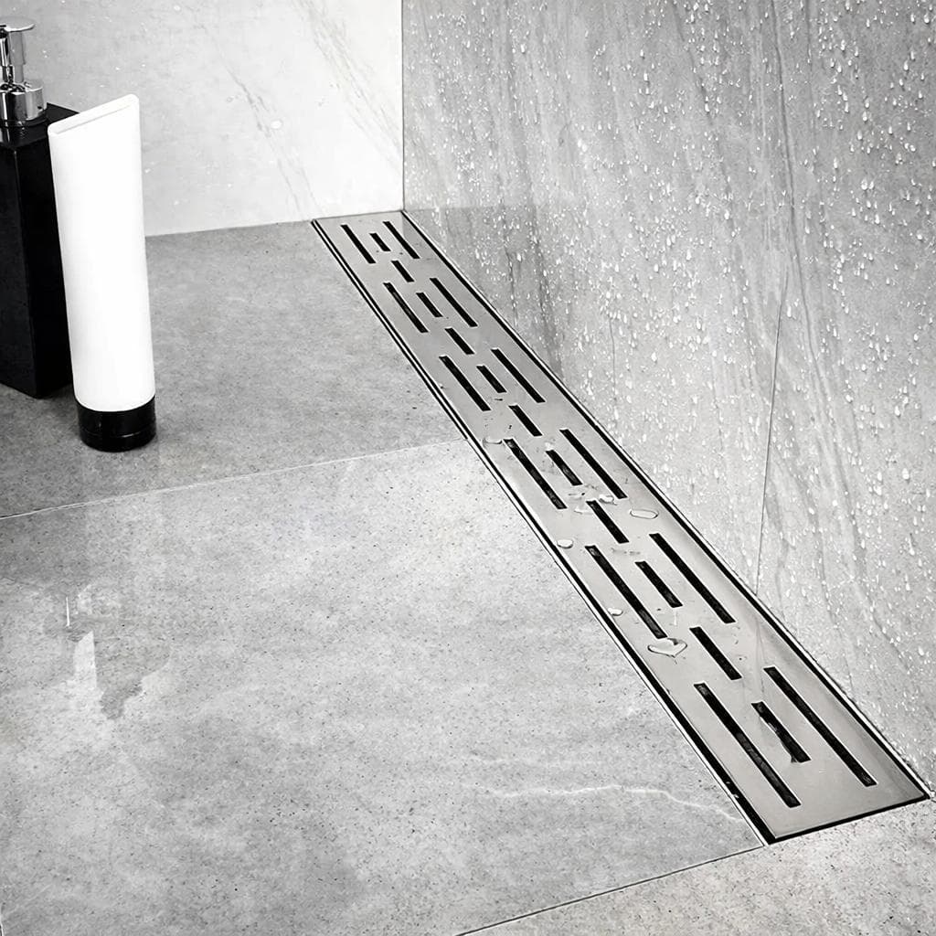 RALO LINEAR AÇO INOX BANHEIRO / LAVABO / ÁREA GOURMET / LAVANDERIA 6x50cm INOX/PRETO/DOURADO/ROSÉ