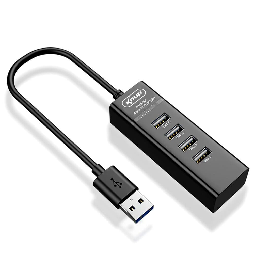 Hub USB 2.0 com 4 Portas USB