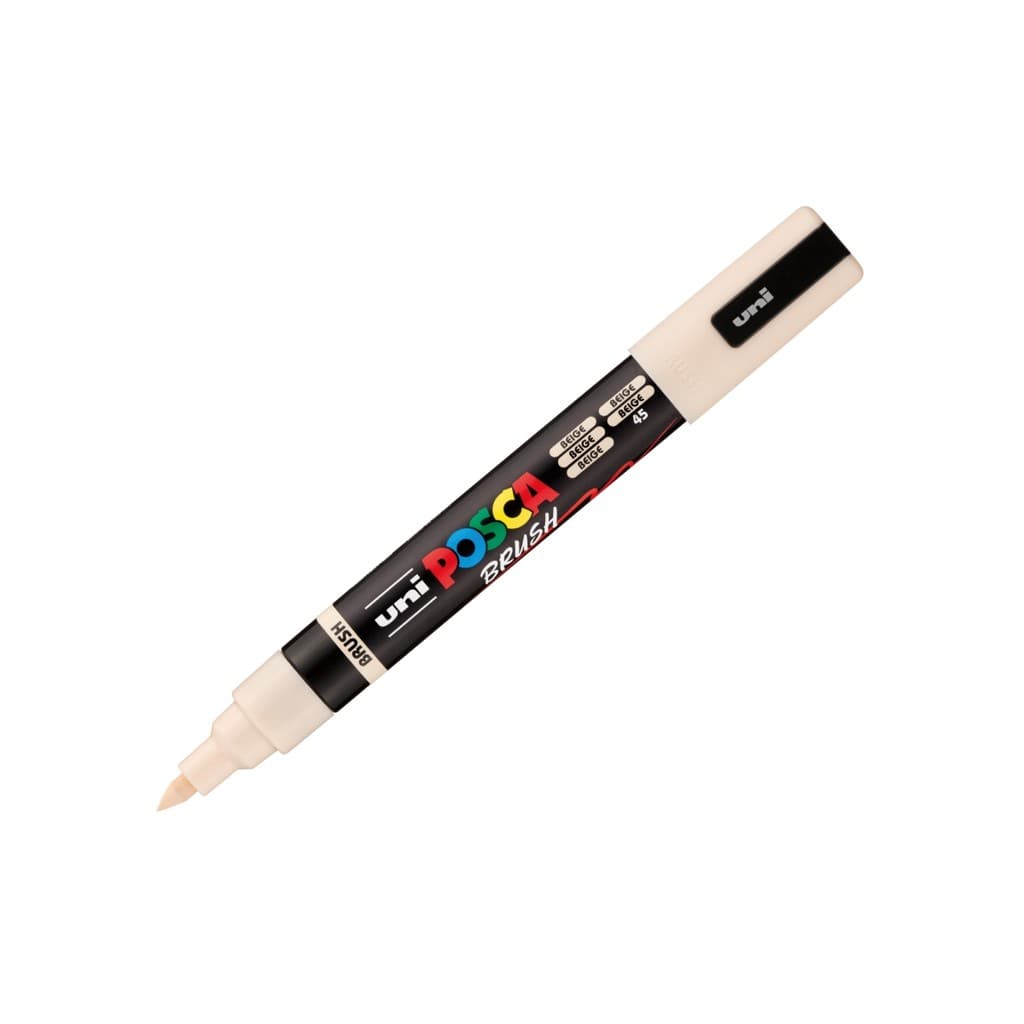 Caneta Posca PC-5MBR Brush Bege uni-ball