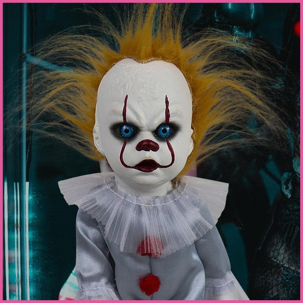 Palhaço De Pelúcia Bonito Fofinho Horror Boneca De Halloween Decoração 9.4in Dos Desenhos Animados Plushie Para Casa Sal