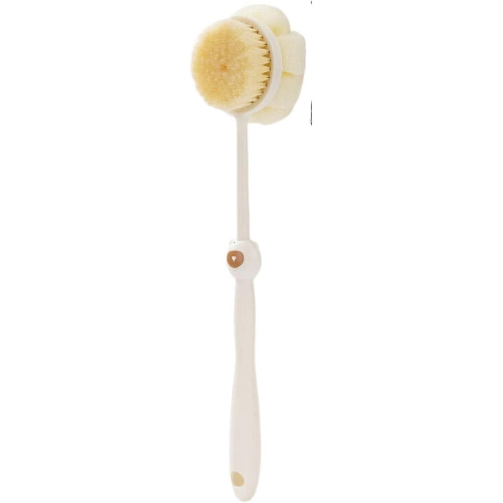 Escova dupla face cinza para lavar louça, esfregão para costas, esfregão para banho, utensílios de cozinha para uso pess