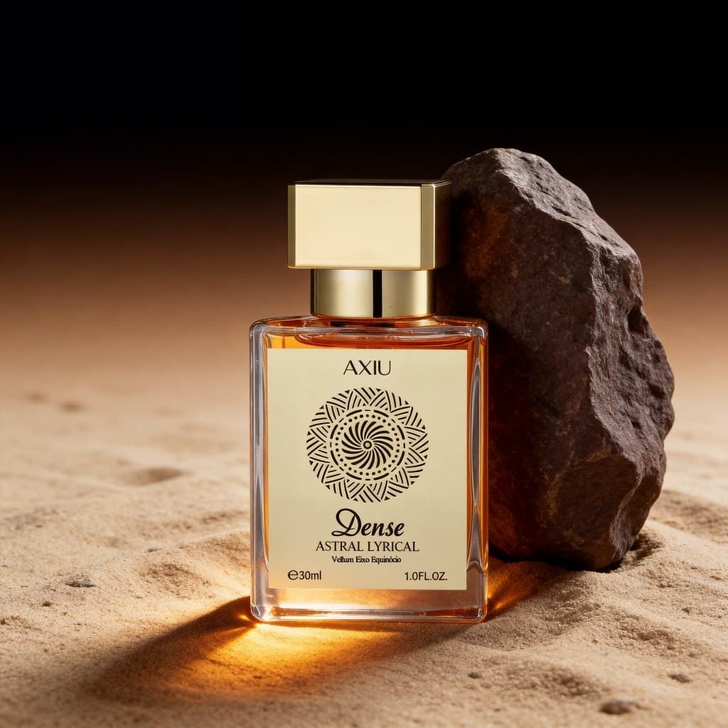 Perfume Feminino AXIU 30ML Amadeirado Especiado Âmbar Fragrância Duradoura - DENSE