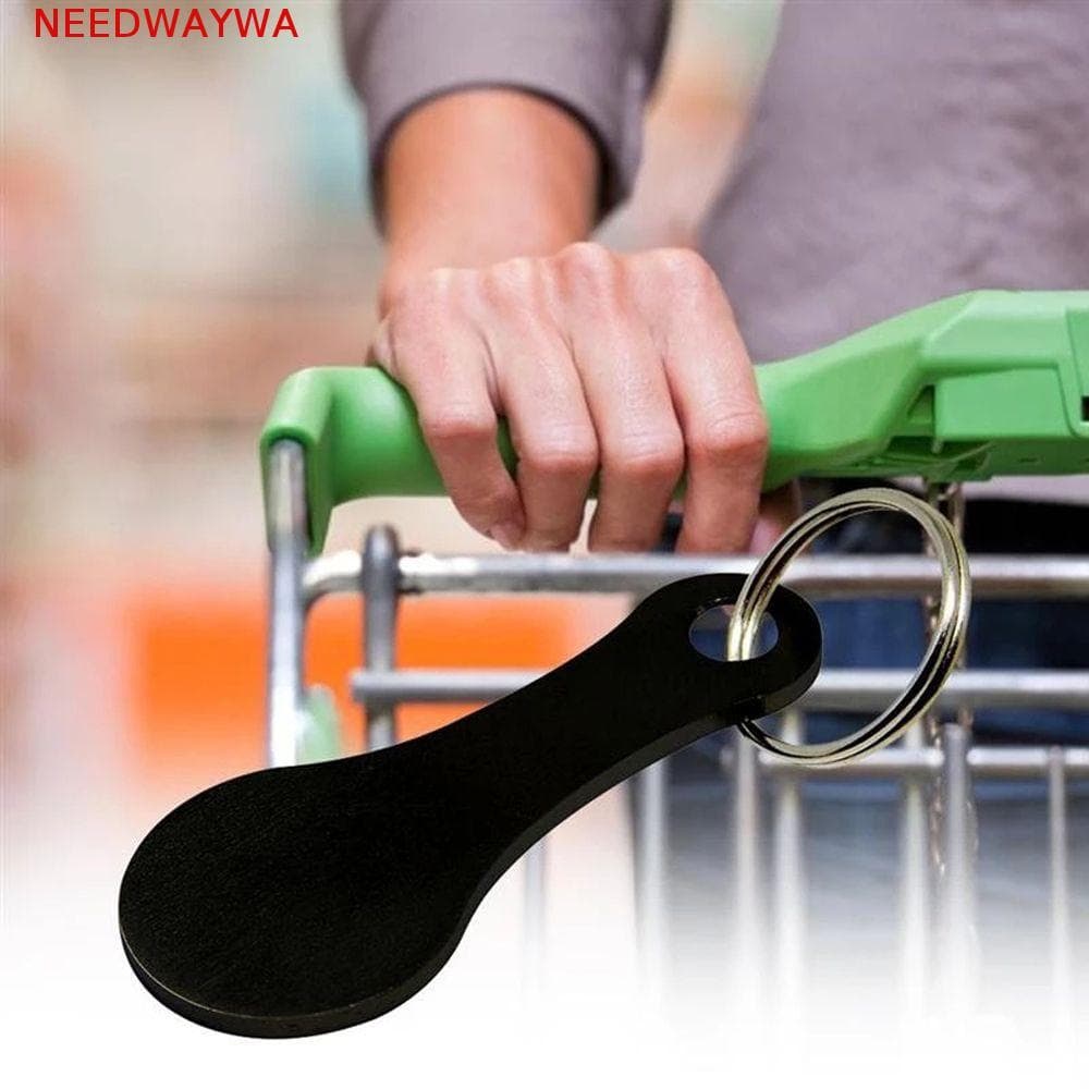 NEEDWAYWA Porta-Moedas Prata Chaveiro Decorativo Gancho