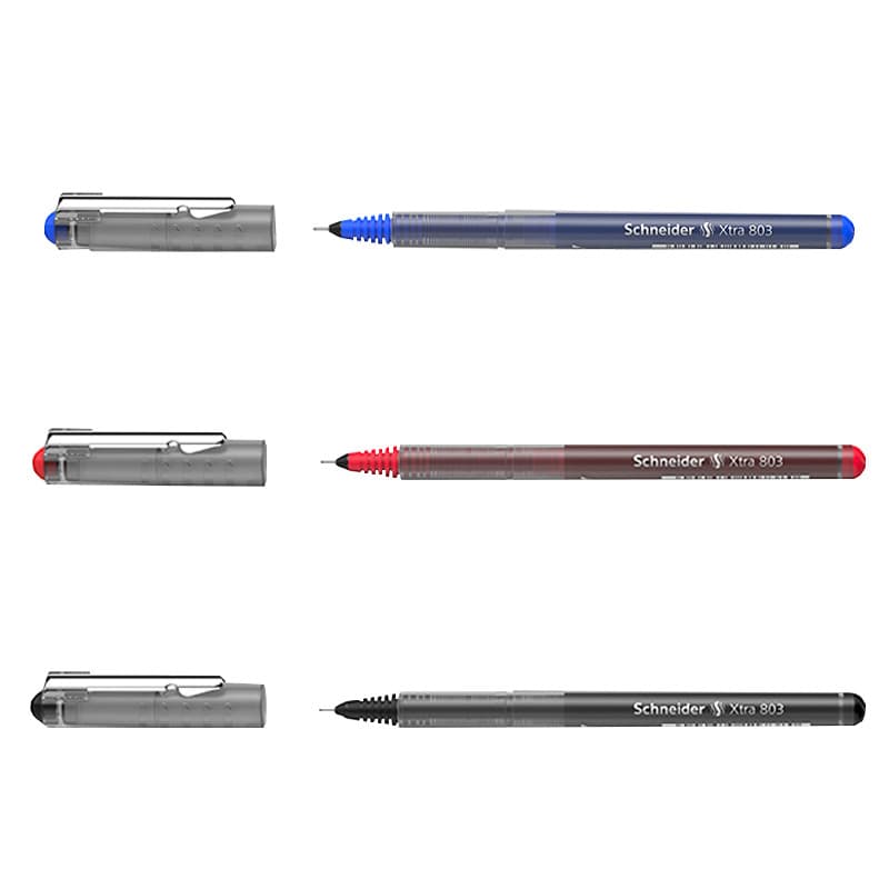 Schneider Schneider Rollerball Pen 803 Caneta-tinteiro líquida reta Escrita do aluno Escritório de negócios Papelaria di