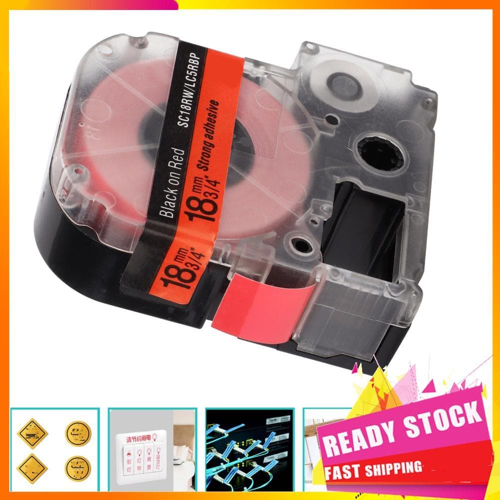 Gfgfgfgg ZJchao PET Label Tape Substituição de Óleo Álcool Risco Transparente de Longa Duração 8m com Alta Resistência