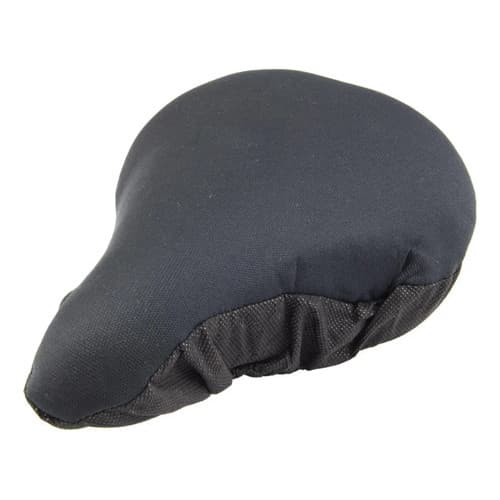 Capa Selim Passeio Forro Espuma Larga Shitaro Preto Bicicleta Conforto