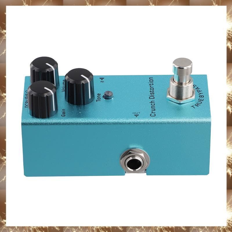 (Div Mini Pedal De Efeito De Guitarra Elétrica Distorção De Para