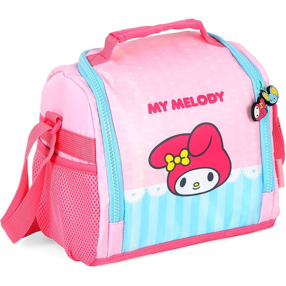 Lancheira escolar Hello K. e amigos My Melody Rosa Luxcel