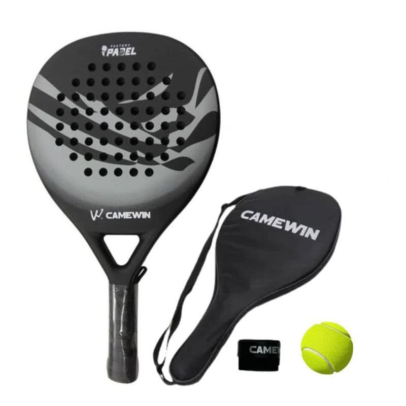 Camewin camewin tipo gaiola raquete de tênis novo estilo placa carbono tipo gaiola raquete tênis fibra carbono iniciante