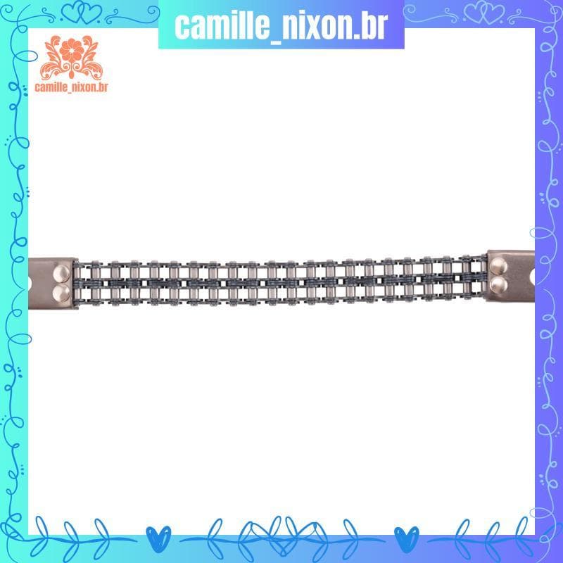 [camille_nixon.br] Kit De Bateria Pedal Corrente De Conexão Com Mestre Link De Tambor Martelo Batedor Substituição Percu
