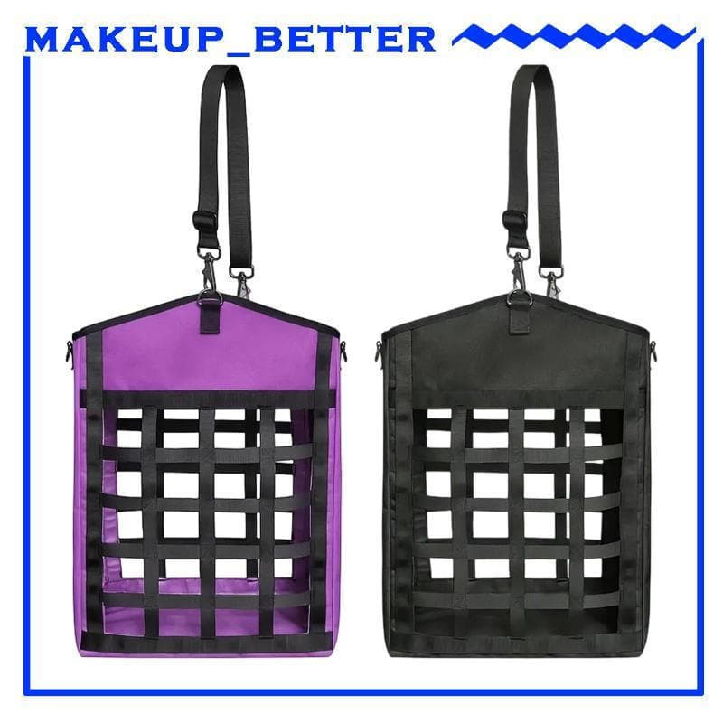 [Makeup_better] Saco de alimentação para cavalos em malha, feito de material de nylon durável, equipado com Lenta Inova