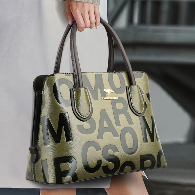 Bolsa preta verde feminina novo estilo 2026 bolsa mensageiro feminina bolsa de ombro moda feminina em relevo bolsa femin