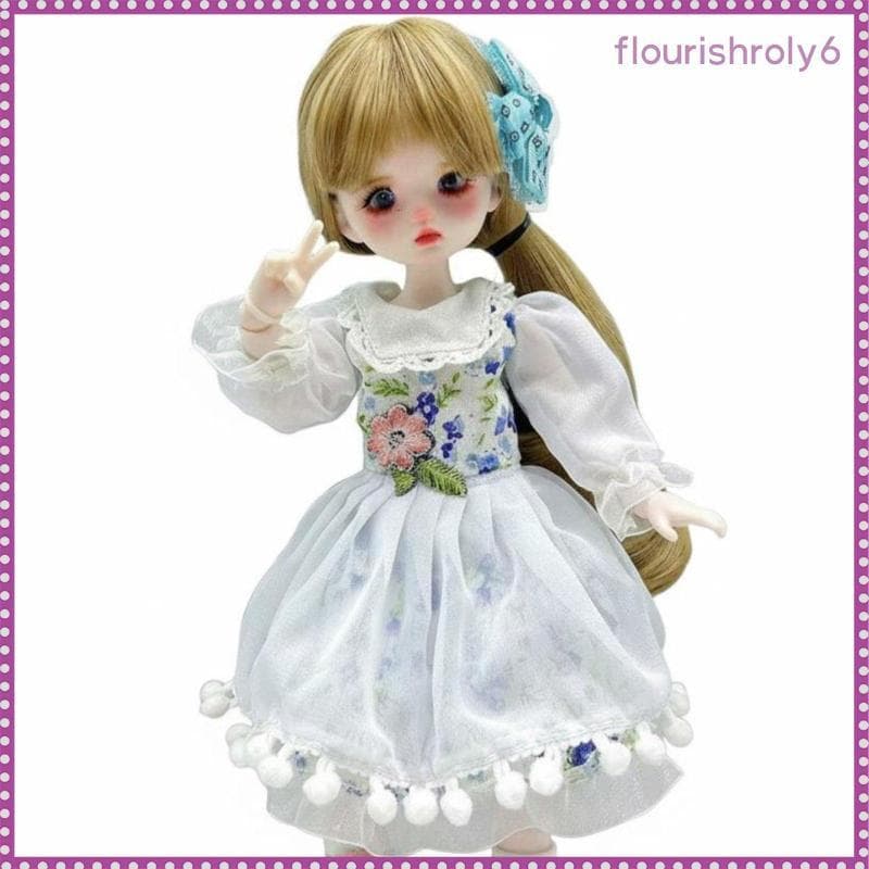 [Flourishroly6] 1 6 Roupas De Boneca Bjd Roupa Completa Acessório De Vestido Para Bonecas De 30 Cm Jogo Criativo De Cont