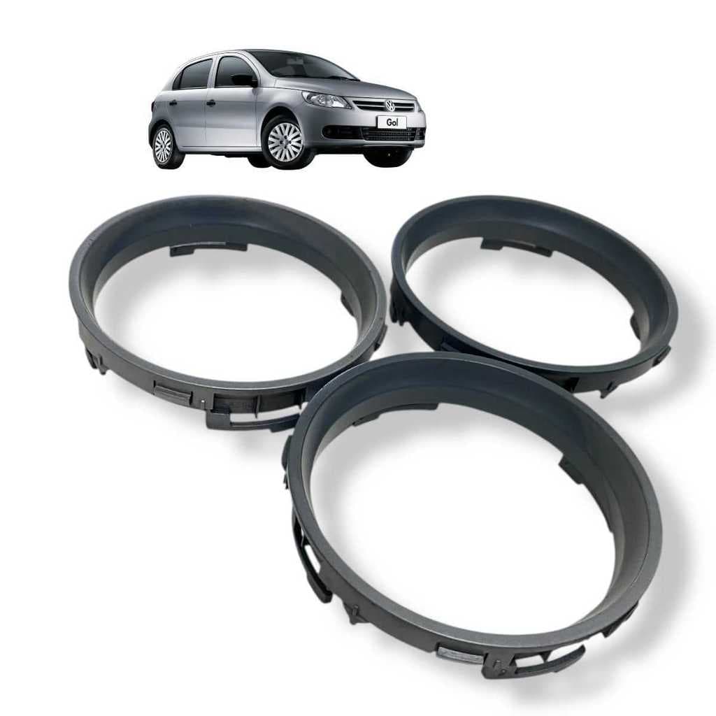 Kit 3 Moldura Difusor De Ar Condicionado Vw Gol 1.0 2010