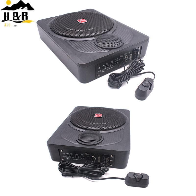 [H & B] ​ Amplificador De Carro Sintonizador Controlador Subwoofer Controle Remoto Ajuste Volume Para Alto-Falantes Sist