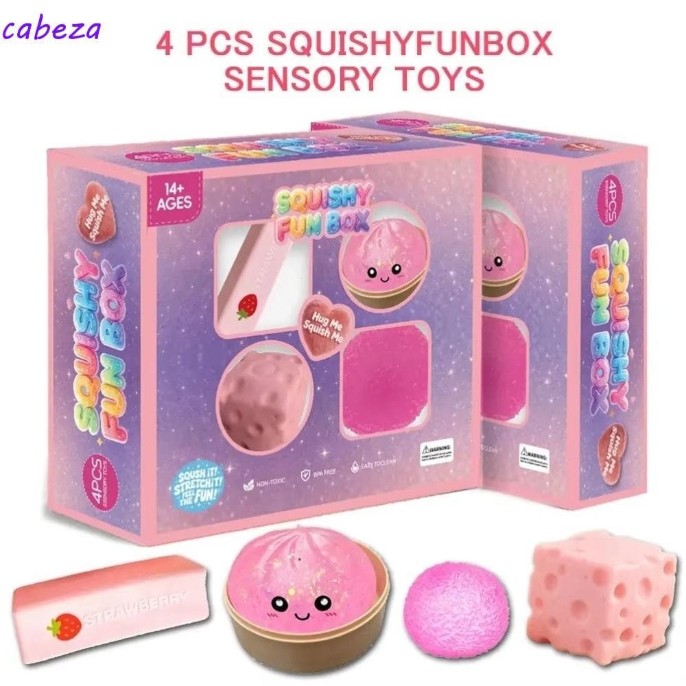 Brinquedo Sensorial De Pão CABEZA , Mole De Manteiga Com Ascensão Lenta De Inquietação De Queijo