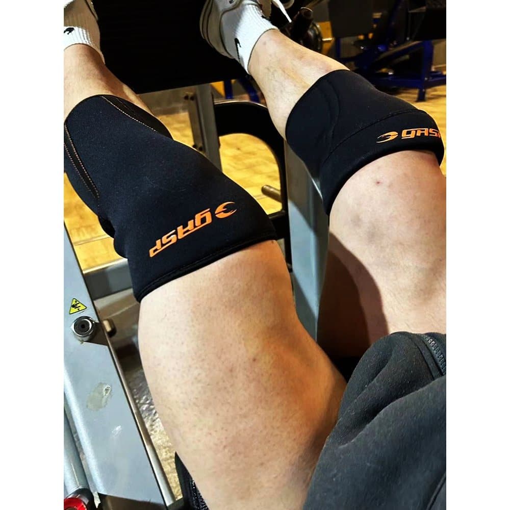 Joelheiras GASP Competição de levantamento de força Hercules Fitness Squat Joelheiras Equipamento de proteção