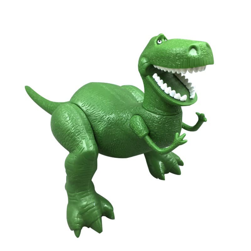 15cm Nova História De Brinquedo 4 Rex O Dinossauro Verde Pvc Figuras De Ação Modelo De Pernas De Bonecas Podem Mover