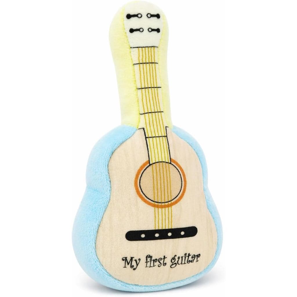 June Garden Guitarra de Pelúcia Musical "Minha Primeira Guitarra" de 7" - Presente para Bebês e Crianças Pequenas