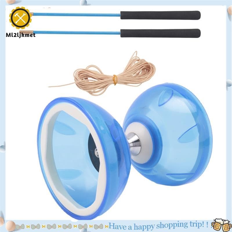 ml2ljkmet Diabolo De Cabeça Dupla De Três Rolamentos Brinquedo De Fitness Jogo Ao Ar Livre Yo-Play Brinquedos Infantis