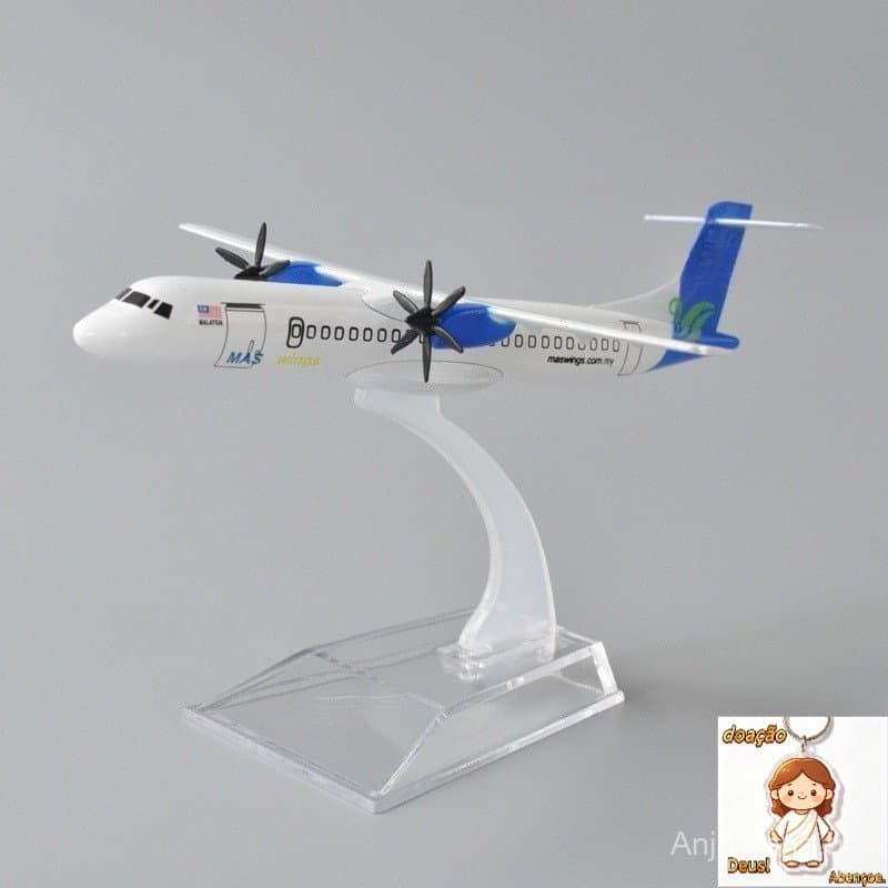 1 : 200 Escala Diecast Brinquedo Modelo Avião De Metal ATR 72-600 Aeronave Miniatura Réplica