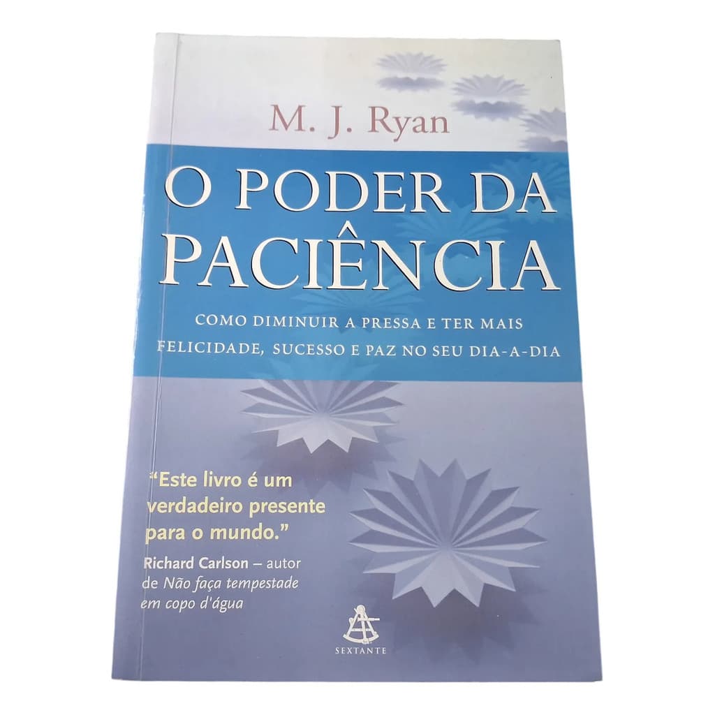 Livro - O Poder Da Paciência - M. J. Ryan - Semi Novo