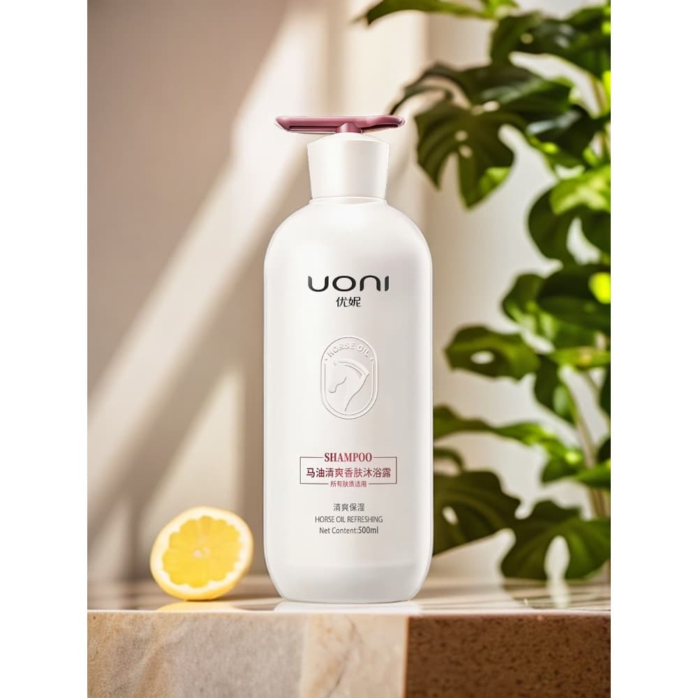Unima óleo refrescante fragrância Gel de banho shampoo condicionador anti-caspa macio anti-coceira reparação de controle