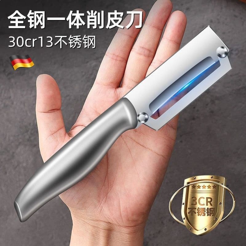 Nova faca de descascar cana-de-açúcar em aço inoxidável, faca de descascar específica para cozinha, faca de descascar ab