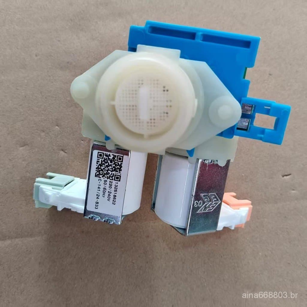 Válvula Solenoide 132518622 220-240V Electrolux Válvula Dupla 132518622 ZUEB