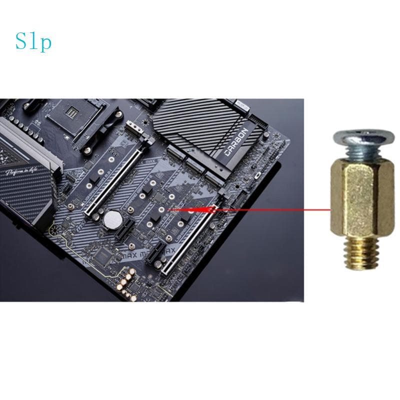 Slp 100 Peças Kits De Montagem De Ferramentas Manuais Parafuso De Suporte Porca Sextavada Para Gigabyte PC Laptop M 2 SS