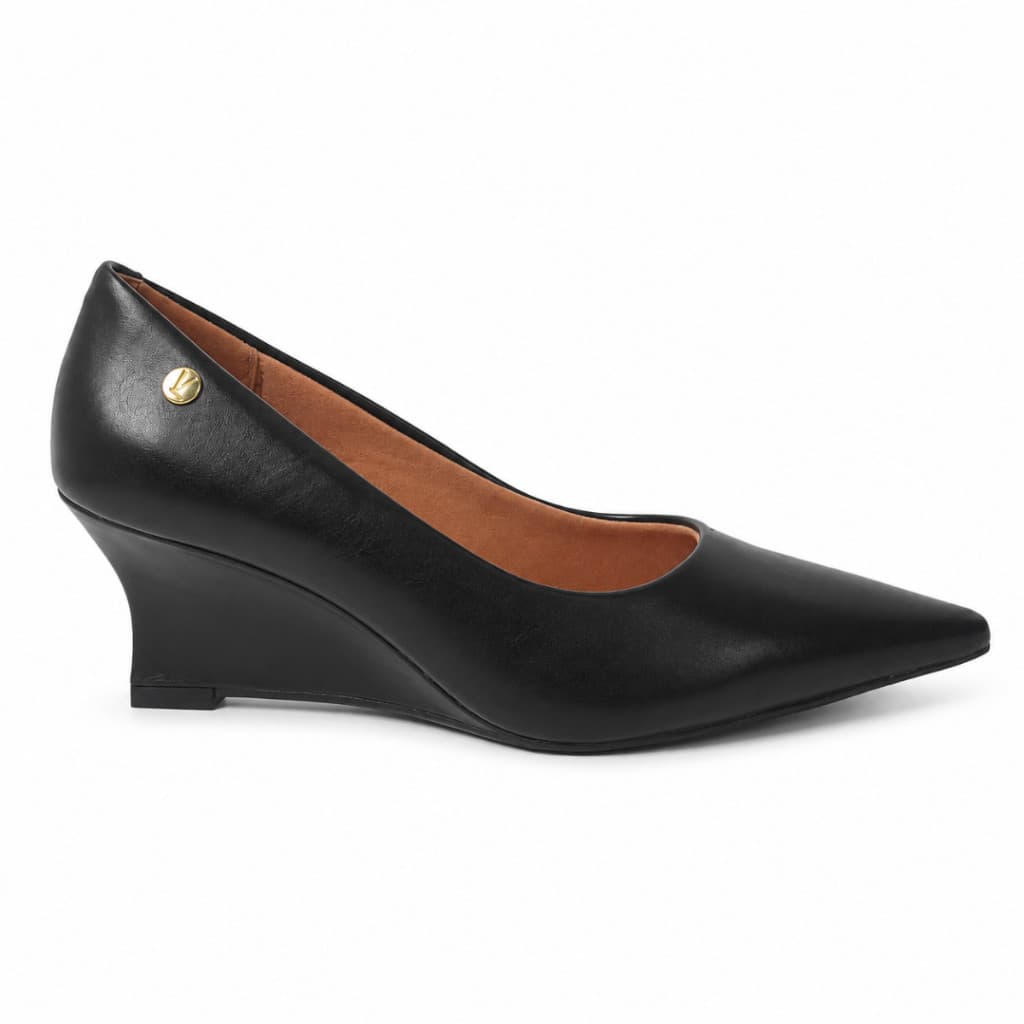 Sapato Scarpin Feminino Salto Médio Bico Fino Vizzano Original