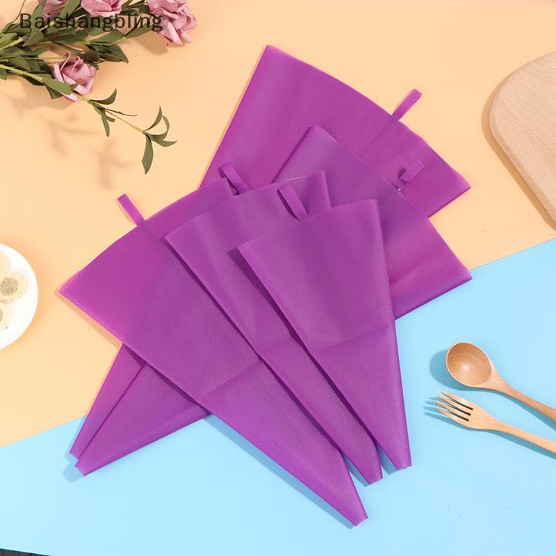 Bsbl Saco De Pastelaria De Silicone Reutilizável Ferramentas De Decoração De Bolo DIY Cupcake BL