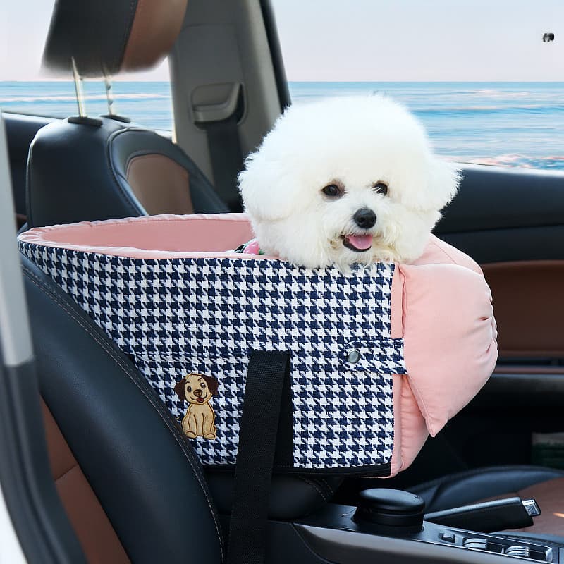 Cama Portátil para Animais de Estimação para Carro, para Cães e Gatos Pequenos, Transportadora de Viagem para Console Ce