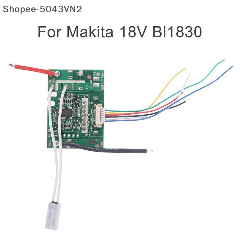 [RE] Placa De Circuito PCB/LED 18V Para 18V Bl1830 Bl1840 Bl1850 De Proteção De Ferramenta Elétrica R