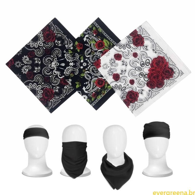 Eve 21 Rosa Bandana Lenço Cabeça Turbantes Para Homens Rua Turbante Unissex Envoltório