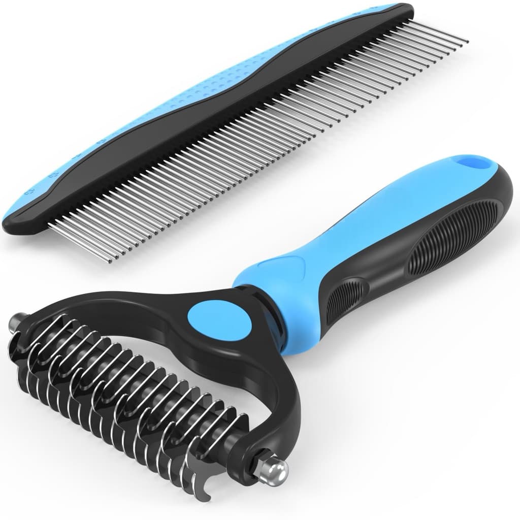 Pente para animais de estimação, pente de dentes finos, para remoção de cães e gatos, pente flutuante para limpeza