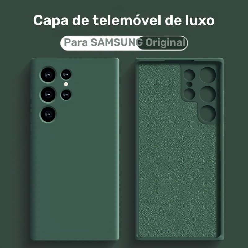 Case de Telemóvel - Capa de Luxo para Samsung Galaxy S24 S23 S22 S21 S25 Ultra, Capinha Samsung S25 S22 S21 S23 S24 Plus
