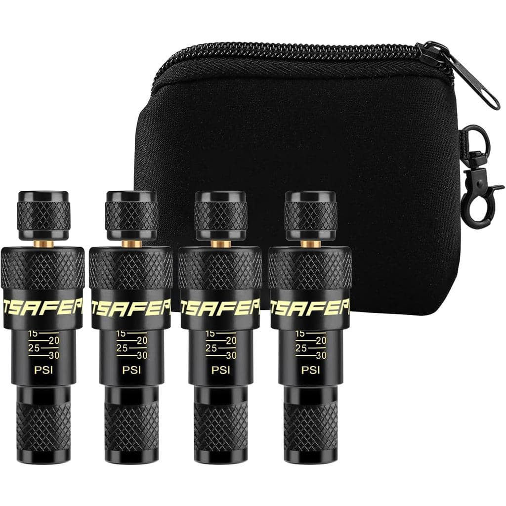 Desinflador de Pneus ATsafepro, 10-30PSI Ajustável com Parada Automática, Acessórios Offroad, Kit de Ferramentas para De