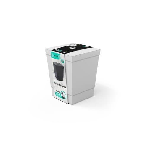 Lixeira Tampa Prática Capacidade 6,5 Litros Branca Design Clean
