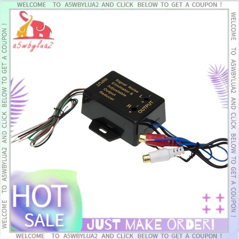 Conversor De Nível Alto/Baixo , Para De 2 Vias , 12-24V ,-Falante De Carro Áudio , Adaptador Ajustável De 40W