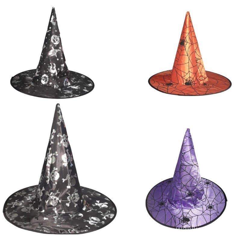 Chapéu De Bruxa Halloween Sortido | 1 Unidade